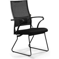 Кресло офисное МЕТТА Sit Air-180 B2-290K/F58 на полозьях, сетка, черный [z509397568]